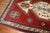 A geometric tribal-looking Armenian Kazak rug dated 1940. Some Armenian writing can be seen in the detailed shots as well....
