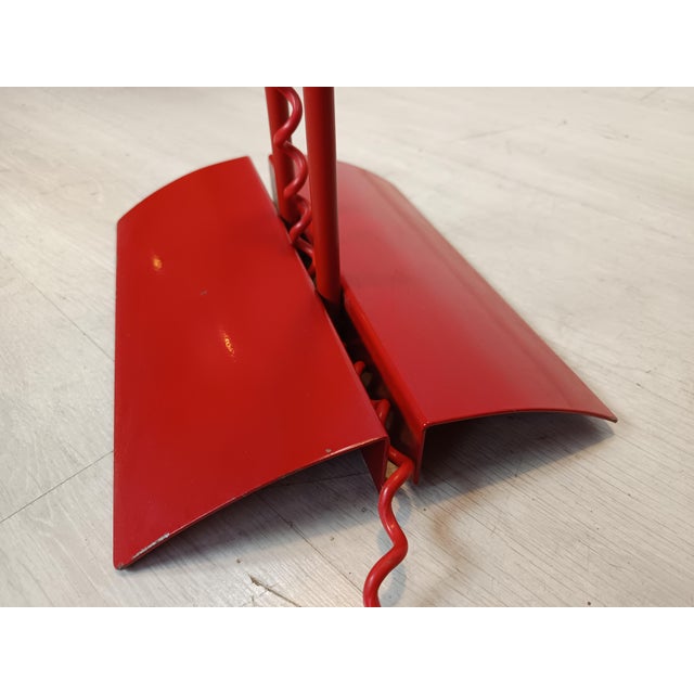 Vintage Red Floor Lamp, 1980s For Sale - Image 10 of 17