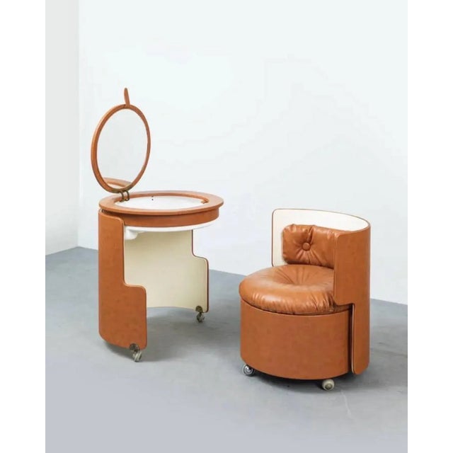 1960s 1960s Luigi Massoni for Poltrana Frau Dilly Dilly Vanity - Set of 2 For Sale - Image 5 of 12