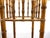 Early 20th Century Faux Bamboo Turned Wood Plant Stand / Pedestal With Gallery Top For Sale - Image 4 of 9