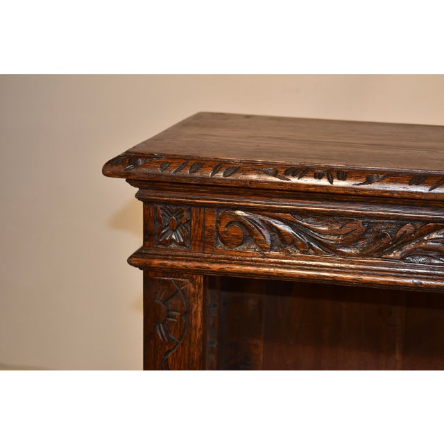 Late 19th Century French Oak Bookcase For Sale - Image 9 of 9