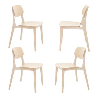 Felber C14 Beech Wood Chairs by Dietiker - Set of 4 For Sale