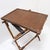 Mid-Century Colonial Style Bamboo Folding Tray Table, 1960s For Sale - Image 14 of 16
