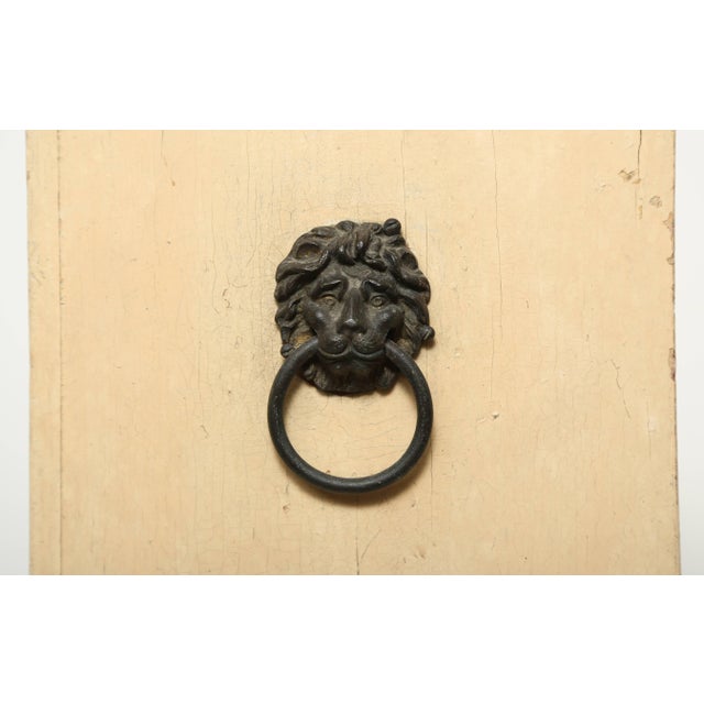 Conservatory Pedestal in Original Paint With Lion Head Handles, England, 19th Century. For Sale In West Palm - Image 6 of 7