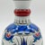 2020s Handmade Ceramic “Bell” Vase (20cm) – Blue Tulips & Red Neck Ring – Traditional Bell Form For Sale - Image 5 of 9