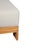 Paradiso Outdoor Solid Teak Wood Ottoman - Gray Fabric For Sale In Chicago - Image 6 of 6