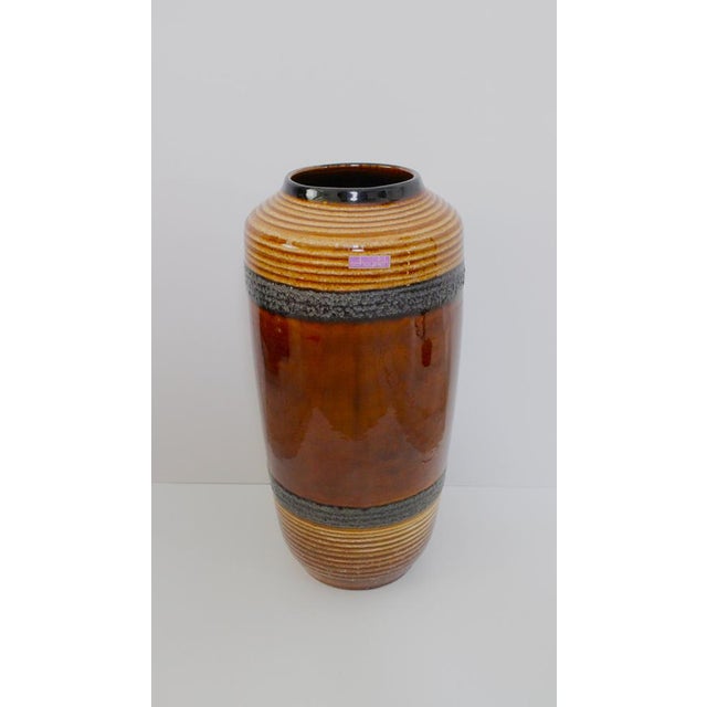 Mid-Century Floor Vase from Scheurich Keramik, West Germany, 1960 For Sale - Image 9 of 9