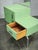 Green Bauhaus Czech Green Vanity Table with Mirror and Chrome Frame, 1930 For Sale - Image 8 of 18