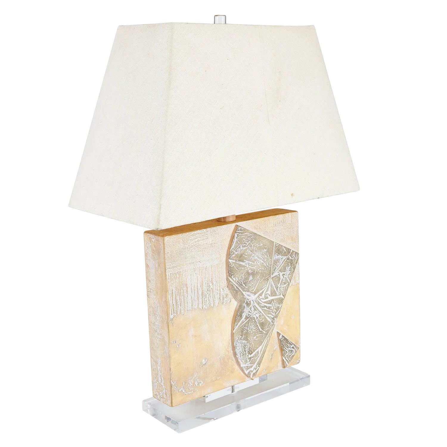 Huge 1980s Modern Abstract Table Lamp Chairish