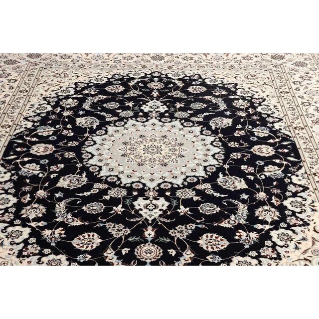 Nain Middle Eastern Rug with Floral Pattern For Sale - Image 10 of 11