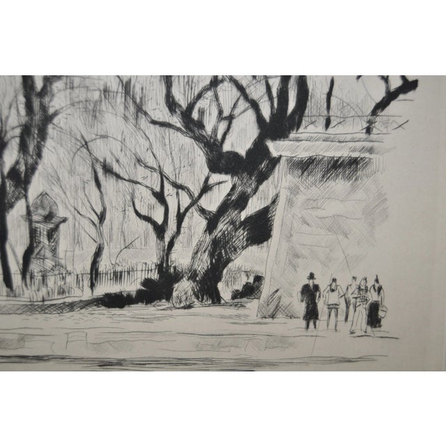 French Etching by Paul-Louis Guilbert C.1940 For Sale - Image 3 of 8