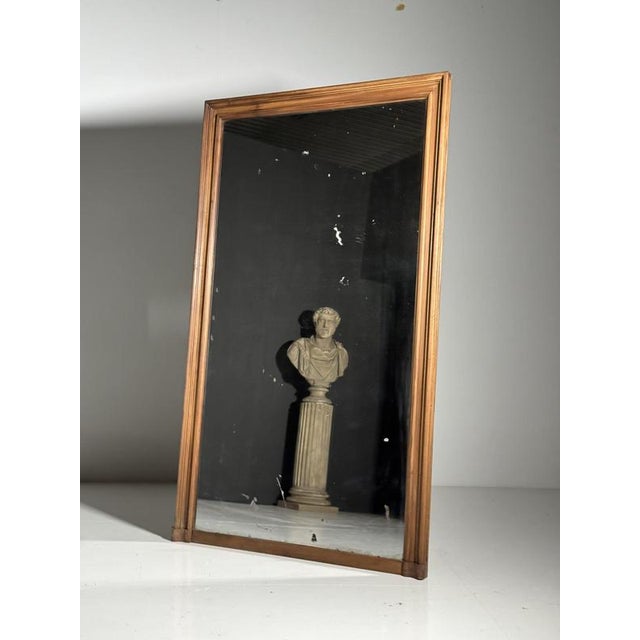 19th Century Belgian Full-Length Mirror For Sale - Image 6 of 18
