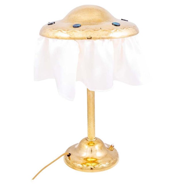 Glass & Brass Table Lamp from Josef Hoffmann for Johann Loetz Witwe, 1907 For Sale - Image 9 of 9