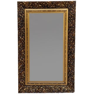 Early 20th Century Spanish Beveled Mirror with Gold Frame, 1940s For Sale