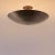 Mid-Century Modern Raul Reyes 'Rey 20' Perforated Patinated Brass Dome Ceiling Lamp For Sale - Image 3 of 12