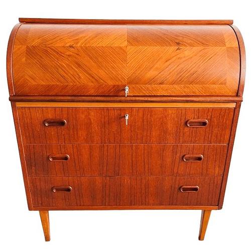 Mid-Century Modern Vintage Danish Desk by Egon Ostergaard, 1960s For Sale - Image 3 of 17