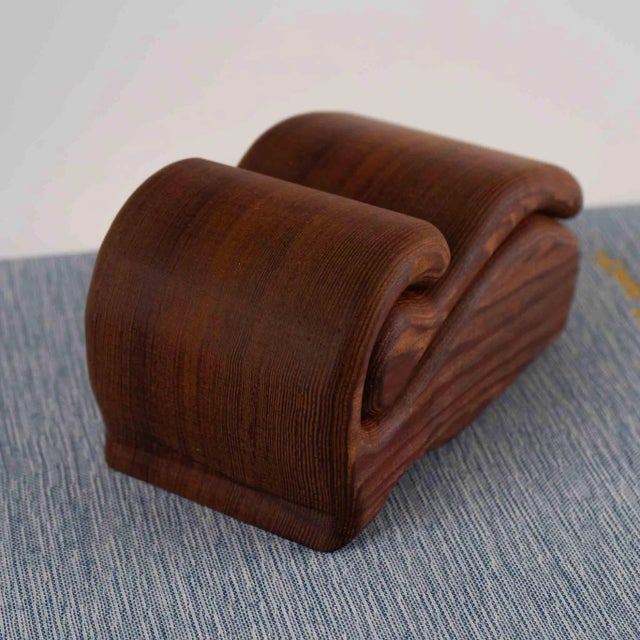Vintage Carved Wood Puzzle Jewelry Box For Sale In New York - Image 6 of 11