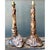 Vintage Hand Made Faux Bois Ceramic Lamps - A Pair For Sale - Image 11 of 12