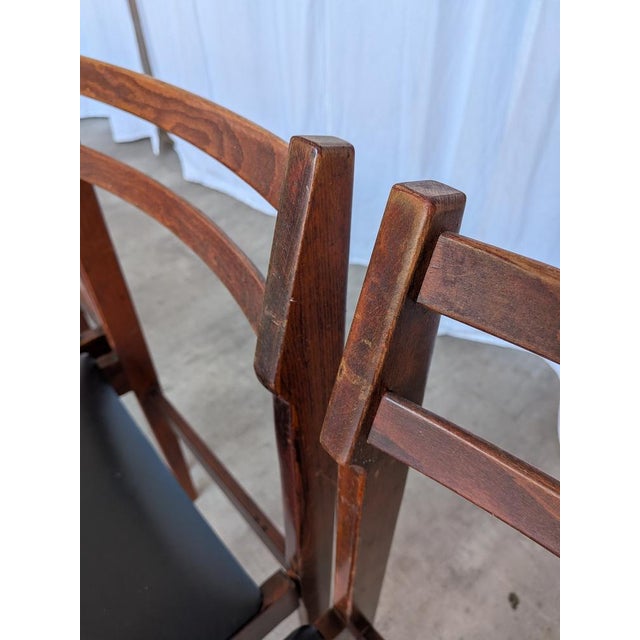 Vintage Scandinavian Wooden Dining Chairs from Stol Kamnik, 1970s, Set of 6 For Sale - Image 15 of 18