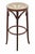 Antique Bentwood High Tall Stool with Cane Seat, 1925 For Sale - Image 6 of 6