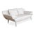 Modern 1600 Leather Three-Seater Grey Sofa with Manual Function by Rolf Benz For Sale - Image 3 of 13