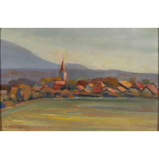 Lili Erzinger, Autumn. 1931, Oil on Board For Sale
