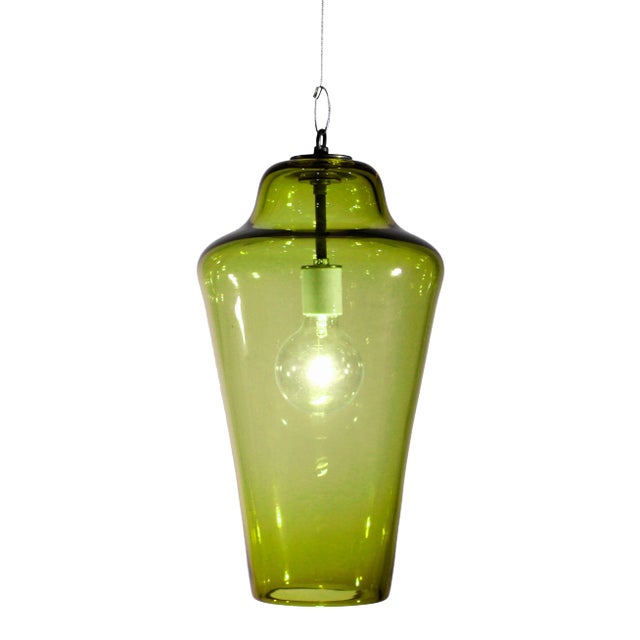 Lavra Pendant Light from the Versuvius Collection in Citron For Sale