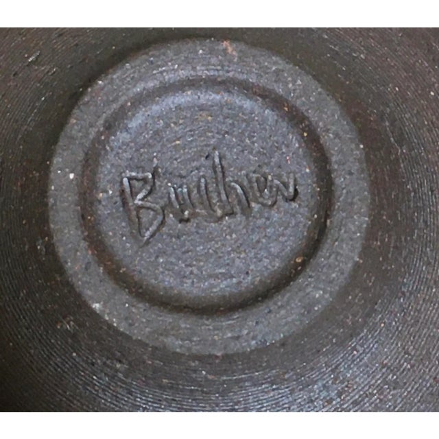 Vintage Oscar Bucher Mid-Century Studio Pottery Bowls - a Pair For Sale - Image 11 of 13