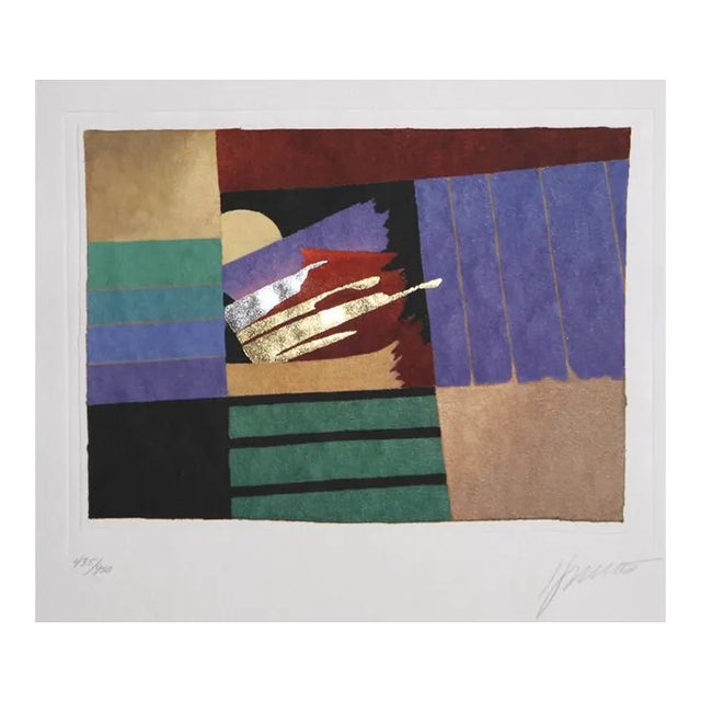 Lapis Moon II, Max Hayslette Lithograph For Sale