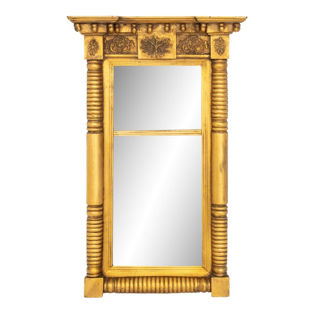 American Giltwood Framed Mirror For Sale
