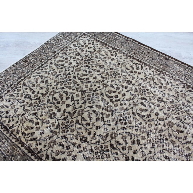 1960s Vintage Turkish Area Rug - 46"x 80.5" For Sale - Image 5 of 11