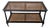Vintage British Colonial Style Two-Tier Caned Coffee Table For Sale