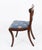 Blue Antique 19th Century Regency Brass Bar Back Chairs, 1820s, Set of 2 For Sale - Image 8 of 17