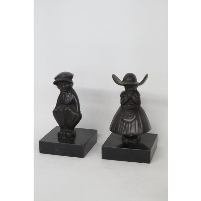 Dutch Boy and Girl Figurine 4615b For Sale - Image 13 of 15