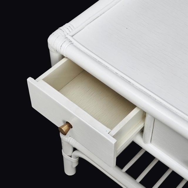 Kenneth Bergenblad Vintage Swedish Nightstands by Kenneth Bergenblad for Dux, 1960, Set of 2 For Sale - Image 4 of 5