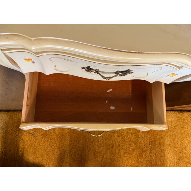 Vintage Hand Painted Charming Bombe Venetian Chest by Sanford Co. For Sale - Image 10 of 13