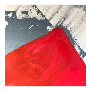 Matthew Izzo Painting on Canvas Titled Red Mountain
