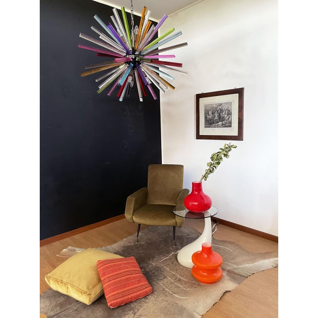 Crystal Prism Sputnik Chandelier, Italy, 1990s For Sale - Image 18 of 18