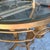 1980s 1980s Arteriors Modern Gold Leaf Finished Cinched Waist Side Table For Sale - Image 5 of 12