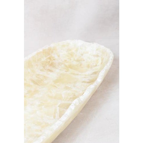 Contemporary Premium Onyx Bowl with Raw Edge For Sale - Image 3 of 5