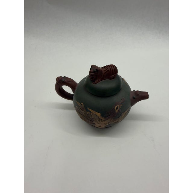 Purple Vintage Chinese Yixing Zisha Clay Teapot and Tea Set With Original Fitted Box - 10 pcs For Sale - Image 8 of 17