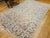 Persian Tabriz Rug, Hand-Knotted Wool & Silk, Floral Design Taupe & Pale Green, 7x10 For Sale - Image 11 of 18