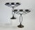 Rustic German Hugo Berger Goberg Attr. Arts & Crafts Black Iron Candelabra Pair For Sale - Image 3 of 11