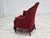 Danish Highback Armchair in Velour with Beech Legs, 1950s For Sale - Image 13 of 18