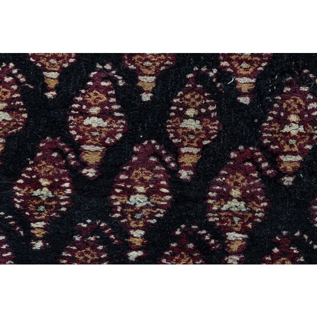 This exquisite antique Indian Agra rug, dating back to the early 20th century, is a rare and masterful example of the fine...