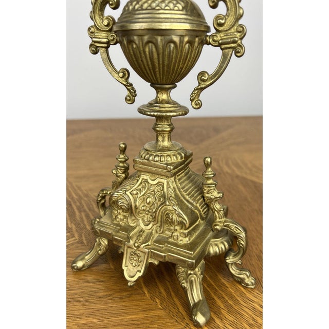 Vintage French Style Ornate Candleholders, Set of 2 For Sale - Image 14 of 16