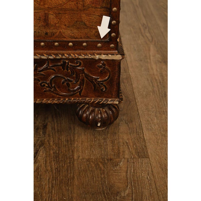 Pulaski 'Espaigne' Large Square Old World Map Storage Coffee Table For Sale - Image 13 of 18
