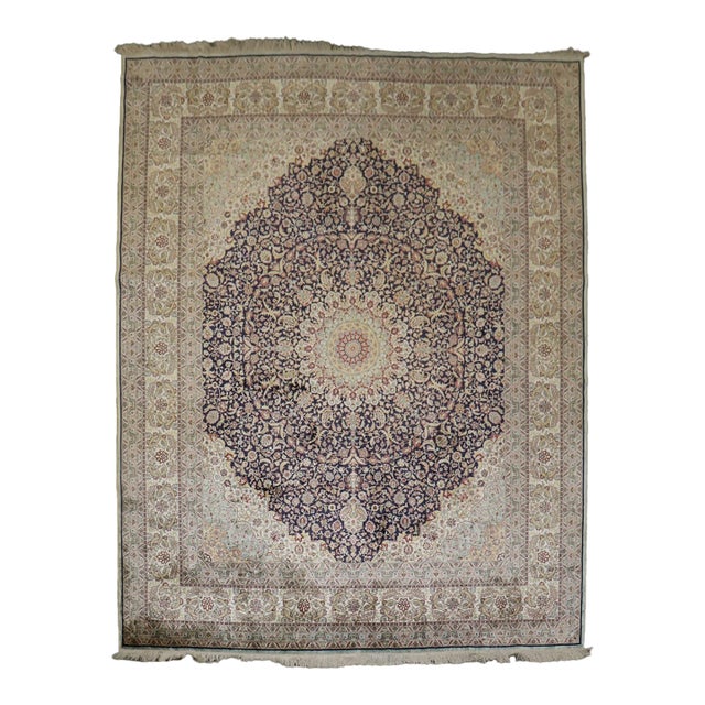 All Silk Turkish Herekeh Rug no. 10936 For Sale