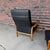 Knud Sæter Mid-Century Rosewood and Black Leather Lounge Chair and Ottoman For Sale - Image 10 of 12