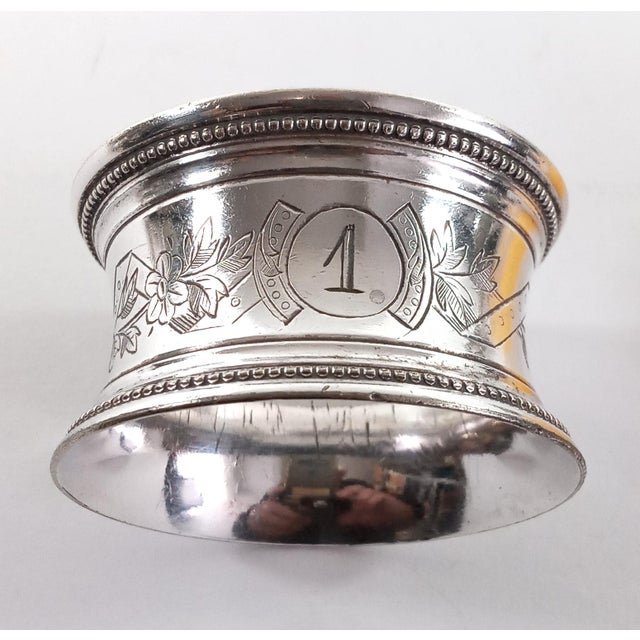 1900s Six Christofle Napkin's Ring Designed by Charles Halphen For Sale - Image 10 of 15